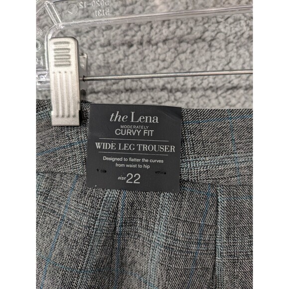 Lane Bryant the Lena Moderately Curvy Women's Wide Leg Trouser Pants sz 22 NWT - Picture 4 of 11